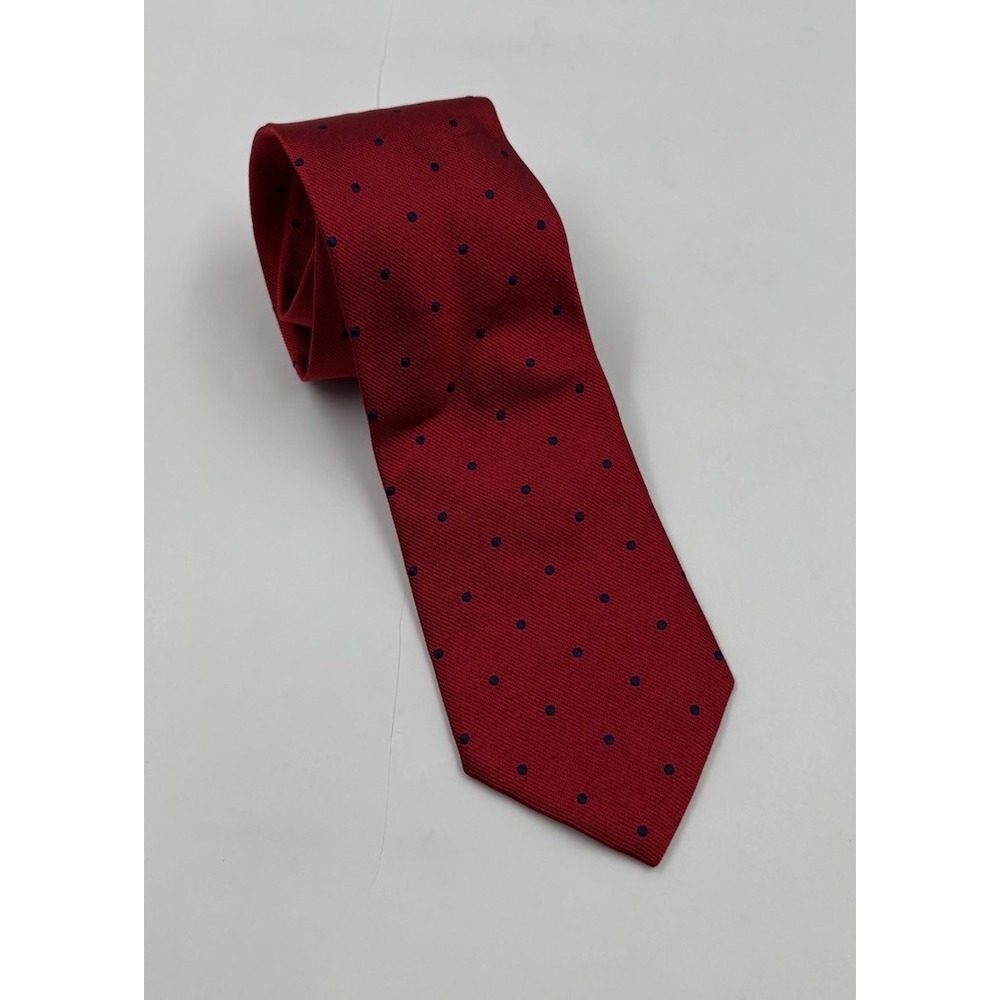 Brooks Brothers Men's 58" Red Polka Dot‎ Silk Tie